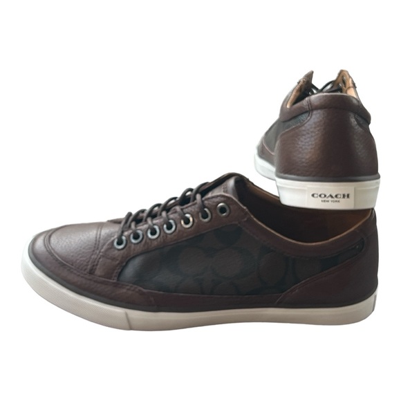 COACH PORTER LOW TOP SNEAKER MAHOGANY UNISEX - Picture 7 of 10